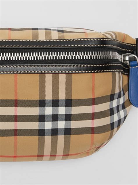 burberry medium vintage check bum bag|old style burberry handbags.